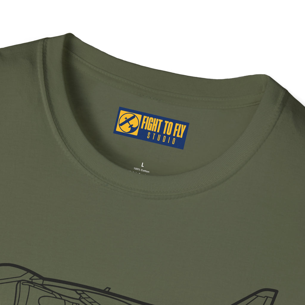 Harrier GR7 T-Shirt – Harrier GR7 V/STOL Ground Attack Jet Aviation Tee