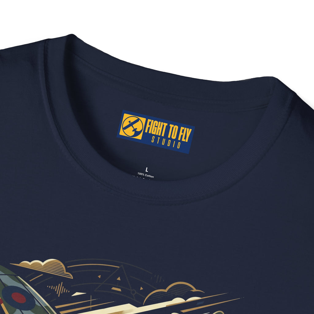 Just Here for the Airplane Noise Spitfire Tee