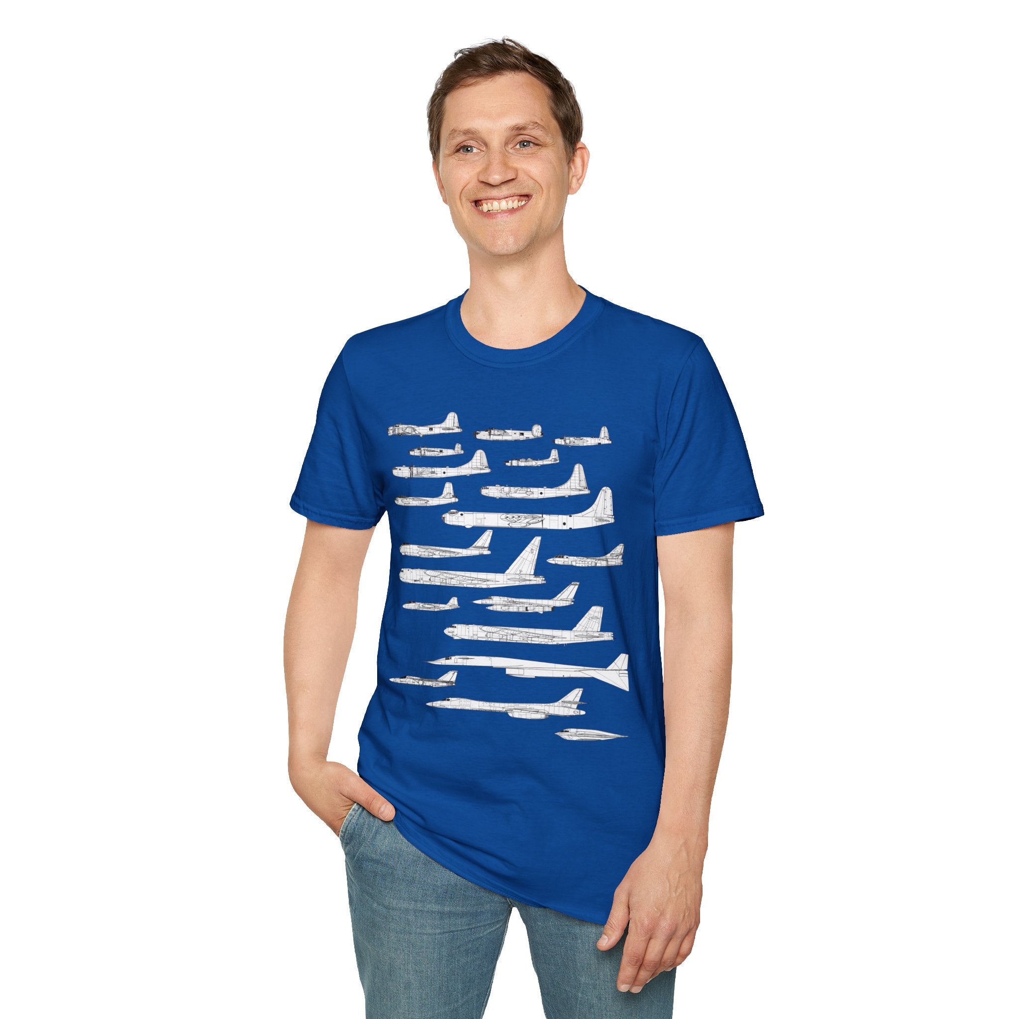 Lineage of USAF Bombers Evolution Tee