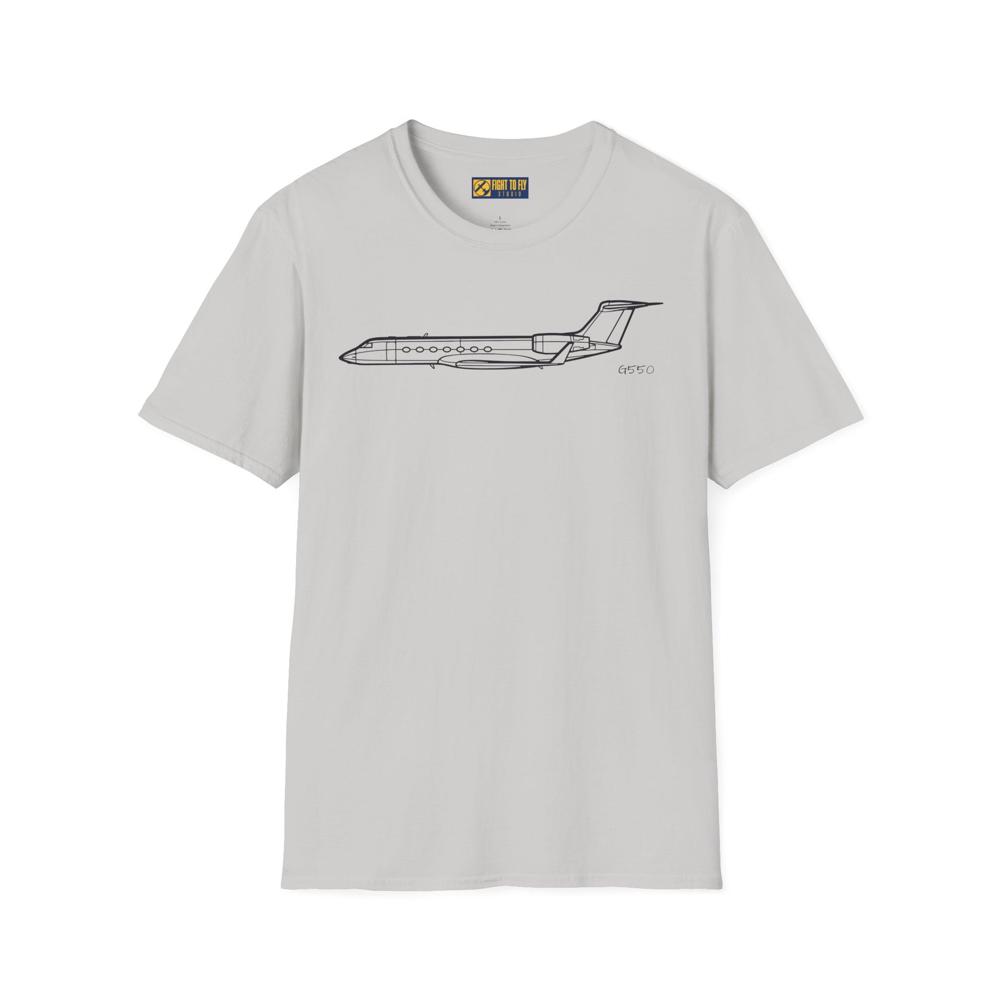 G550 T-Shirt – Gulfstream G550 Long-Range Business Jet Aviation Tee