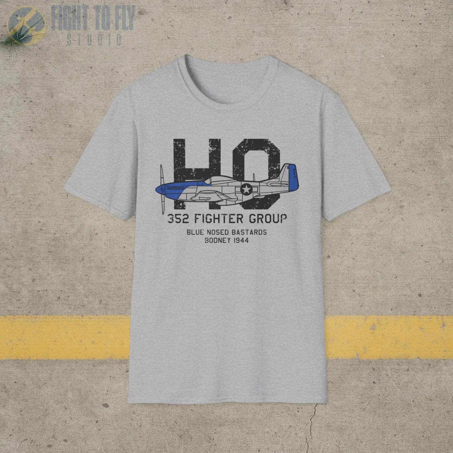 352nd Fighter Group “Blue-Nosed Bastards of Bodney” WWII T-Shirt - Pilot gifts - warbird t-shirt