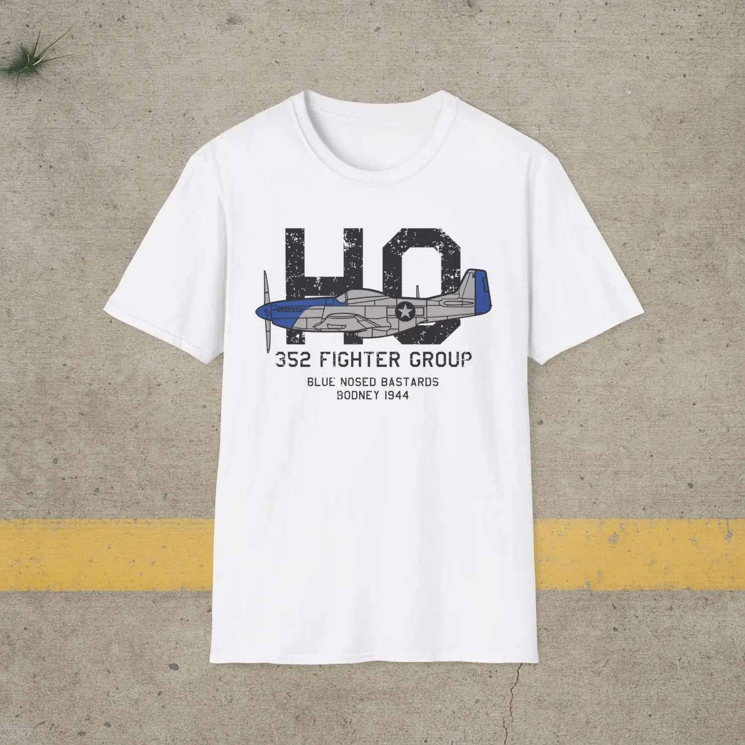 352nd Fighter Group “Blue-Nosed Bastards of Bodney” WWII T-Shirt - Pilot gifts - warbird t-shirt