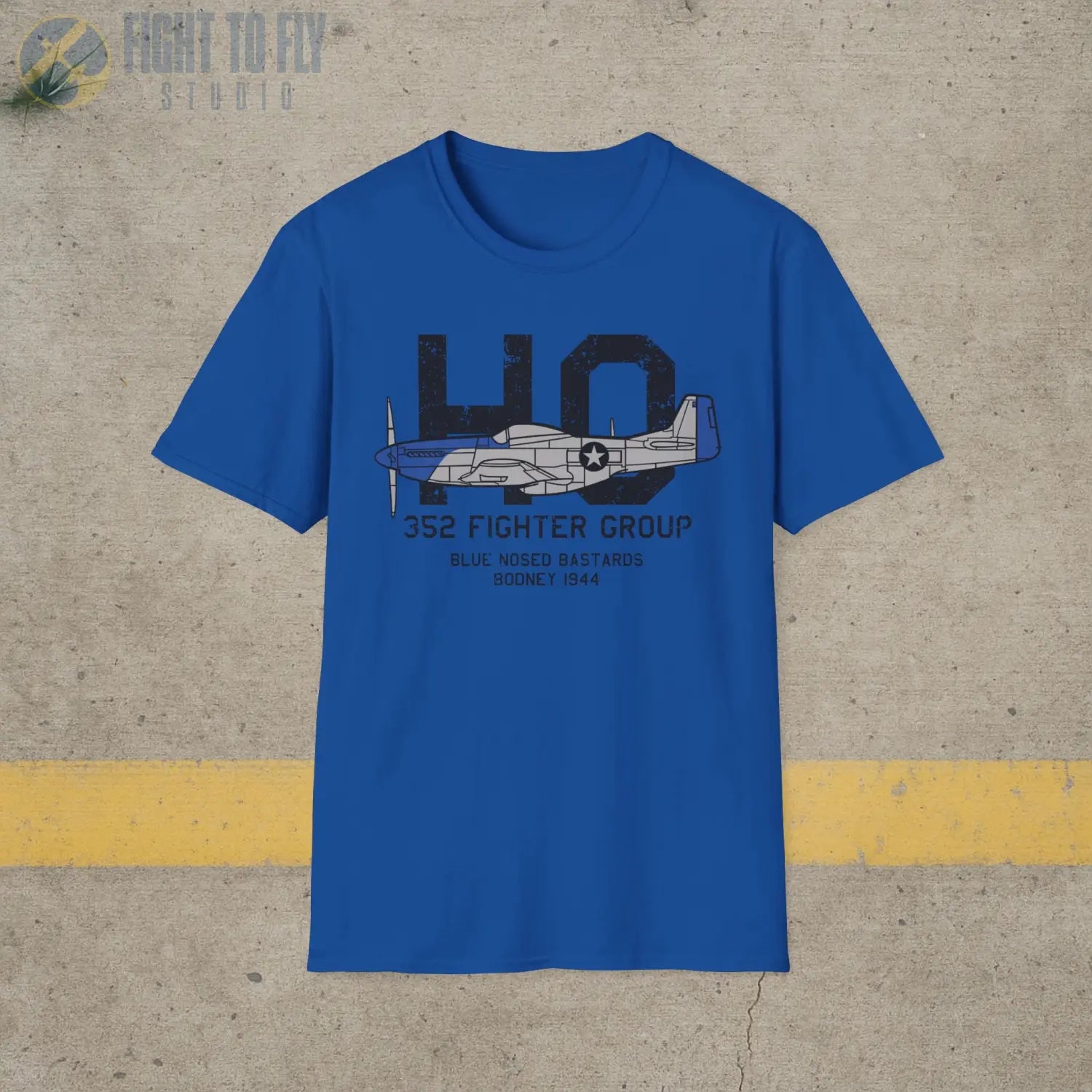 352nd Fighter Group “Blue-Nosed Bastards of Bodney” WWII T-Shirt - Pilot gifts - warbird t-shirt