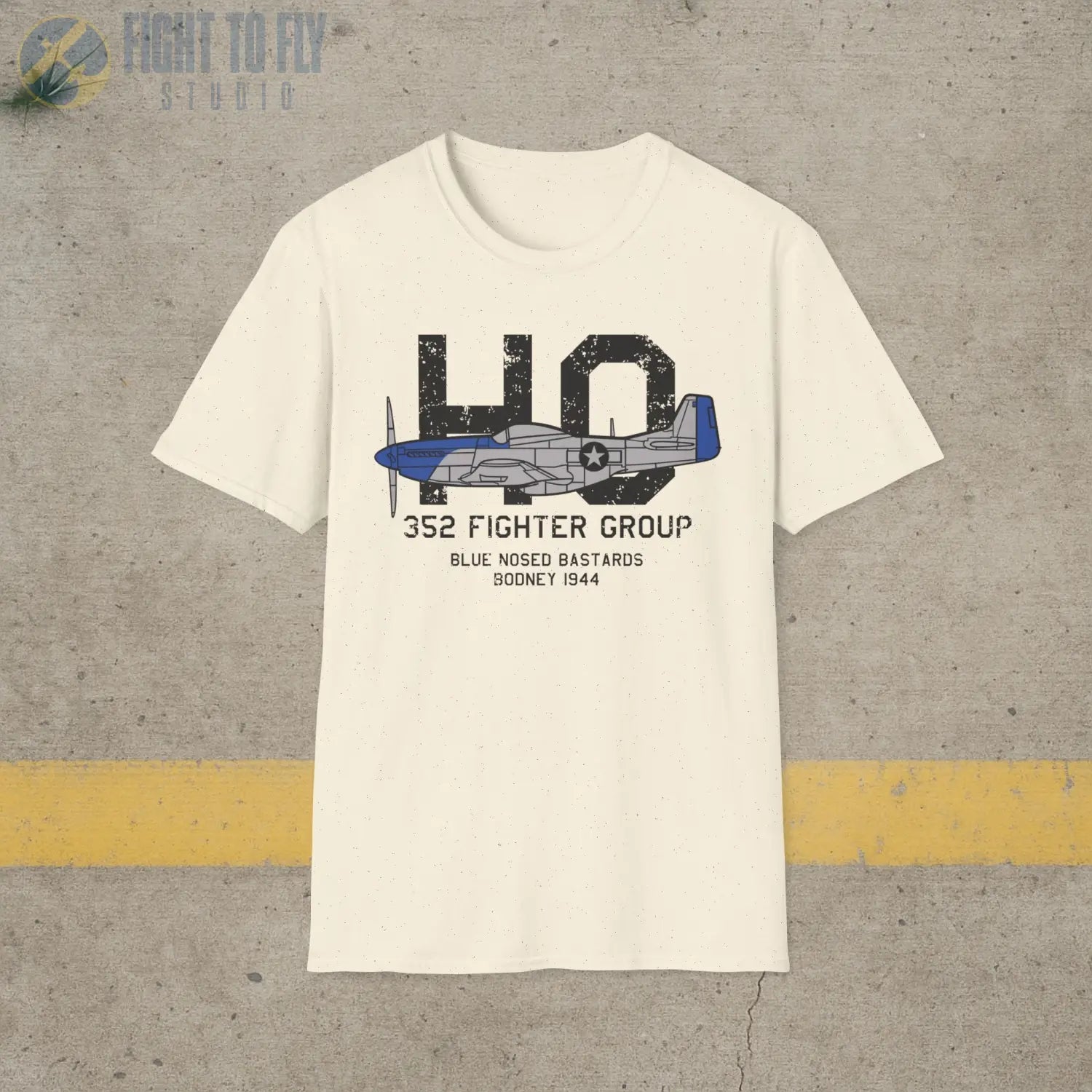 352nd Fighter Group “Blue-Nosed Bastards of Bodney” WWII T-Shirt - Pilot gifts - warbird t-shirt