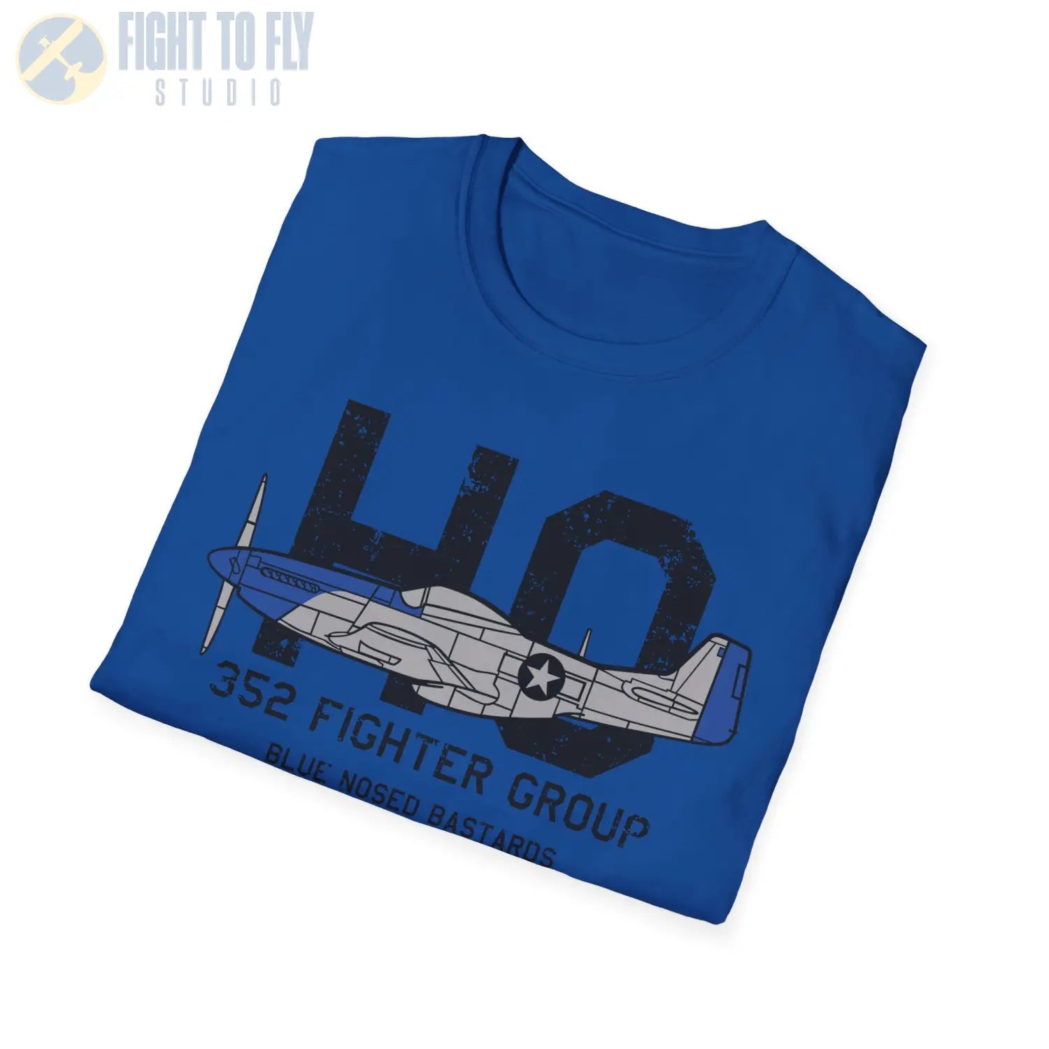 352nd Fighter Group “Blue-Nosed Bastards of Bodney” WWII T-Shirt - Pilot gifts - warbird t-shirt