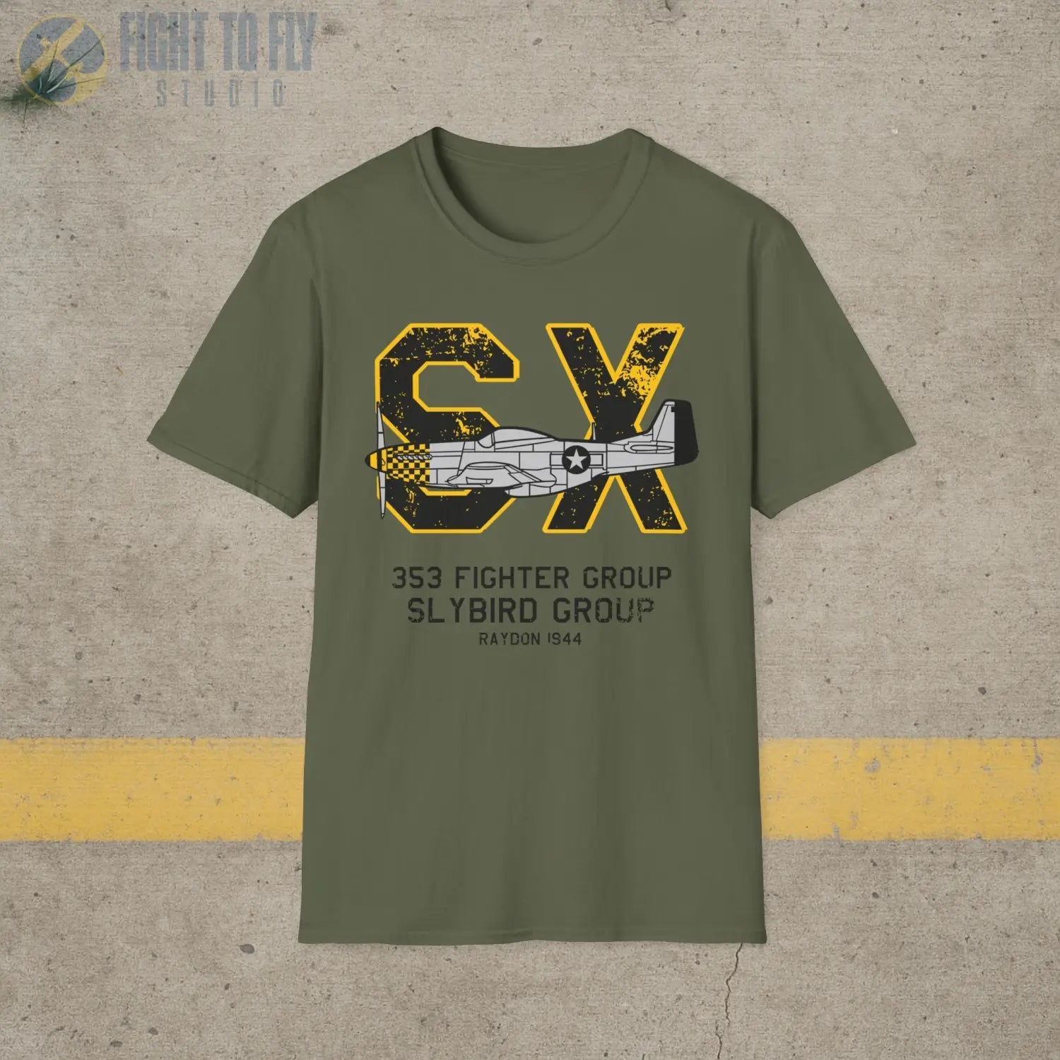 353rd Fighter Group “Slybird Group” WWII T-Shirt - Pilot gifts - warbird t-shirt