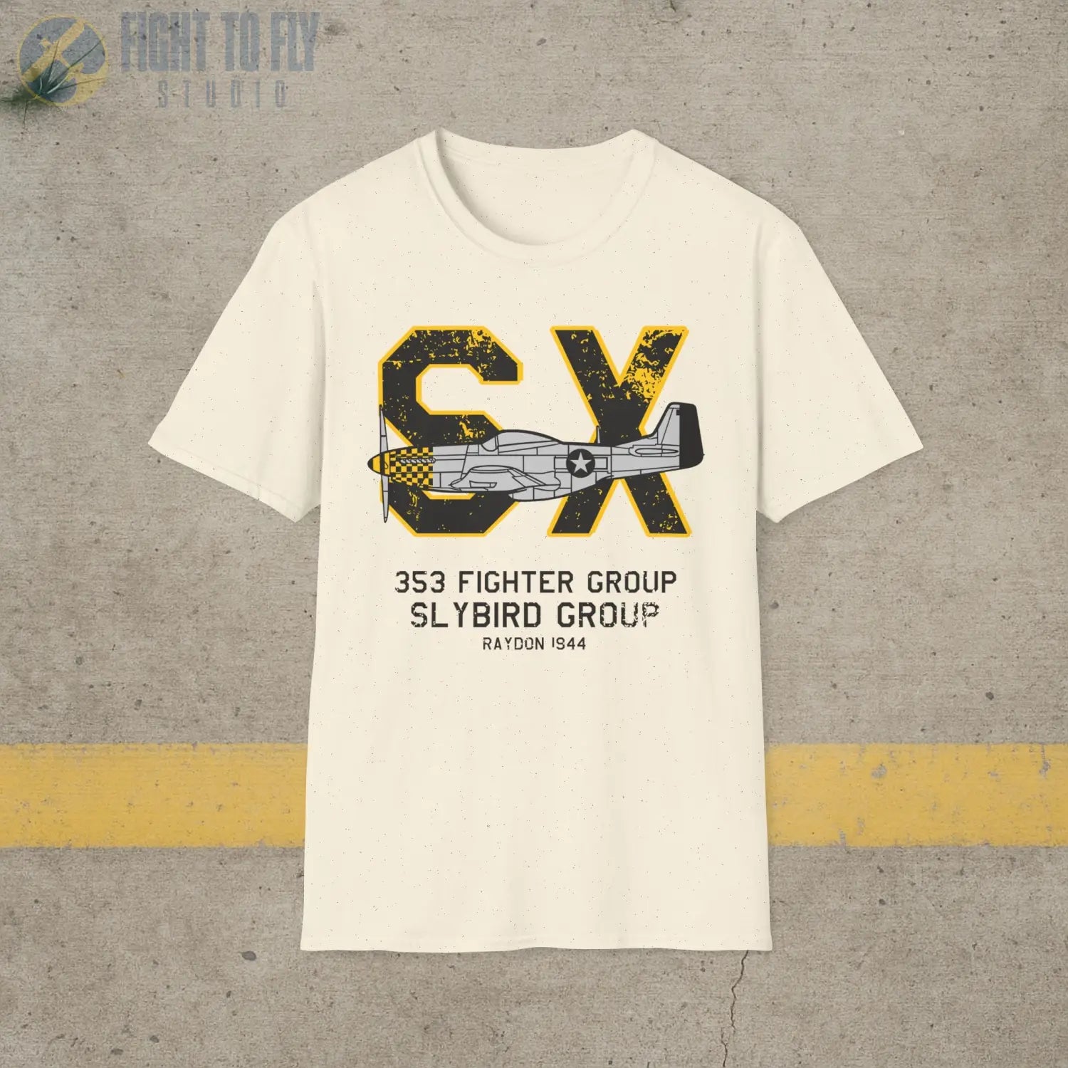 353rd Fighter Group “Slybird Group” WWII T-Shirt - Pilot gifts - warbird t-shirt
