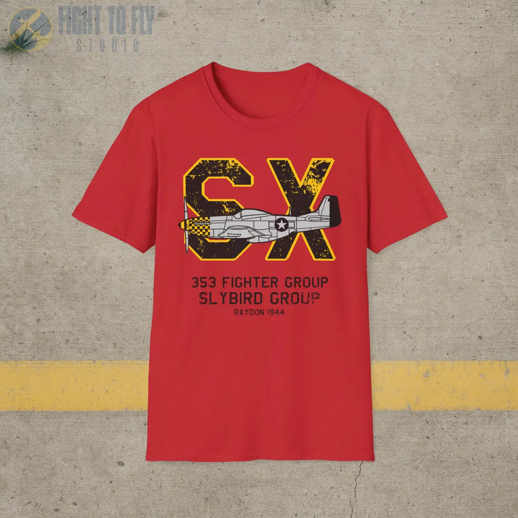 353rd Fighter Group “Slybird Group” WWII T-Shirt - Pilot gifts - warbird t-shirt
