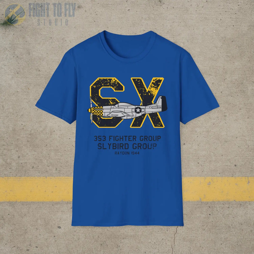 353rd Fighter Group “Slybird Group” WWII T-Shirt - Pilot gifts - warbird t-shirt