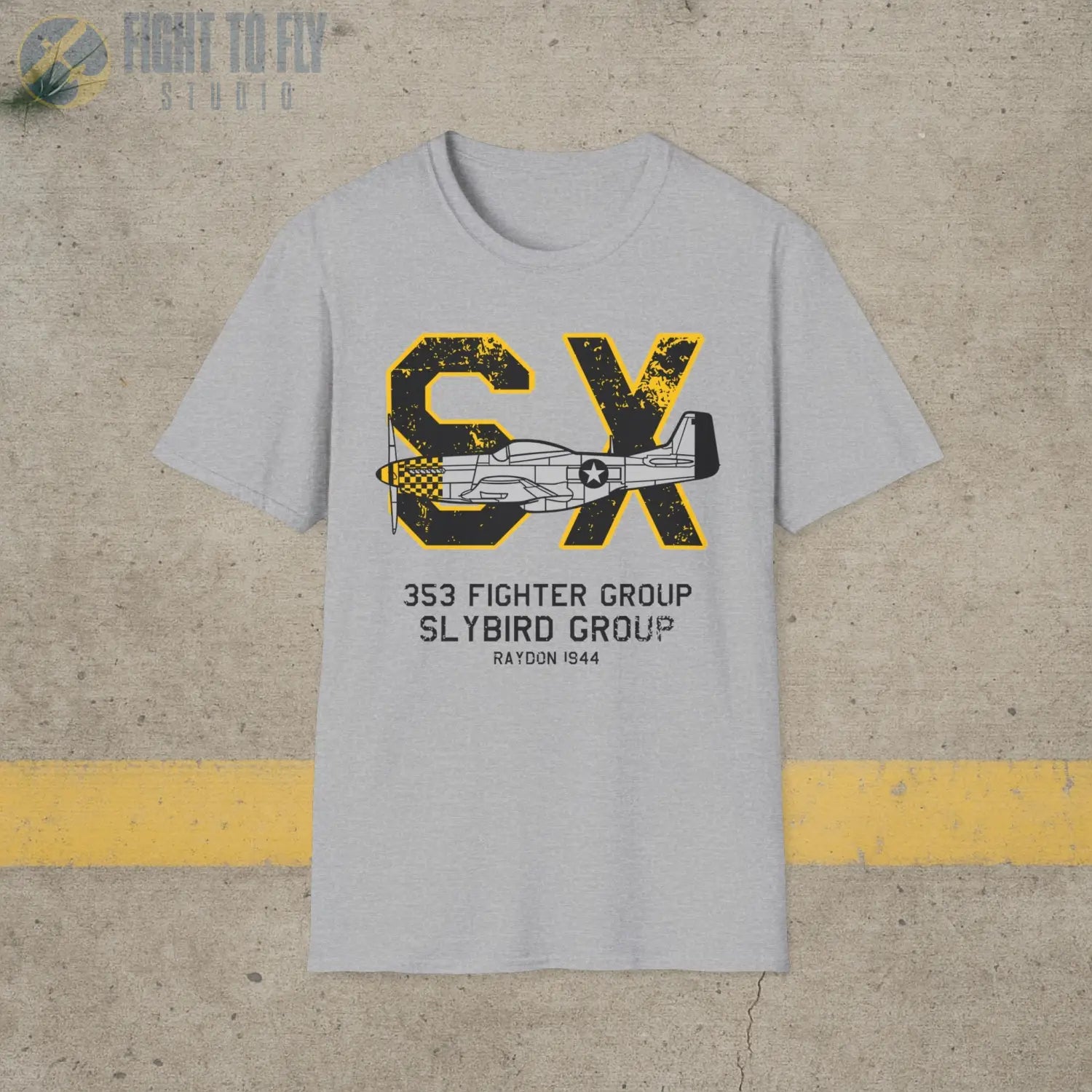 353rd Fighter Group “Slybird Group” WWII T-Shirt - Pilot gifts - warbird t-shirt