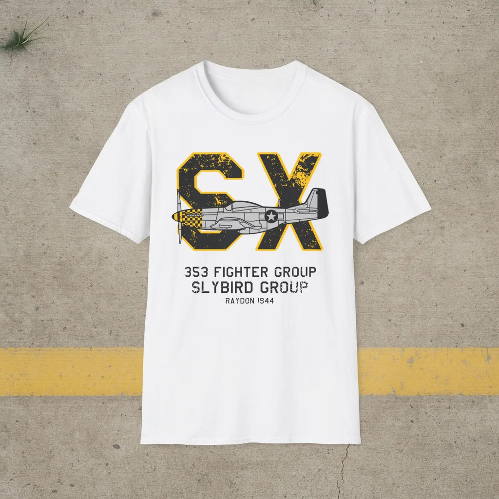 353rd Fighter Group “Slybird Group” WWII T-Shirt - Pilot gifts - warbird t-shirt
