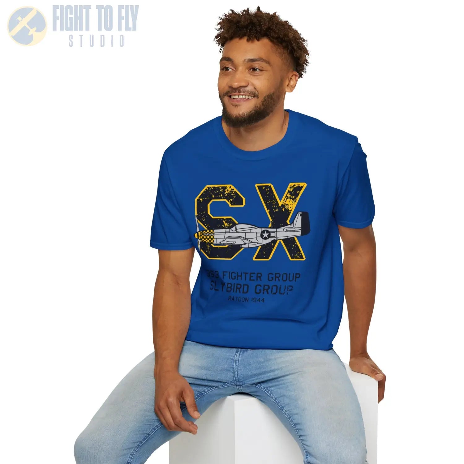 353rd Fighter Group “Slybird Group” WWII T-Shirt - Pilot gifts - warbird t-shirt