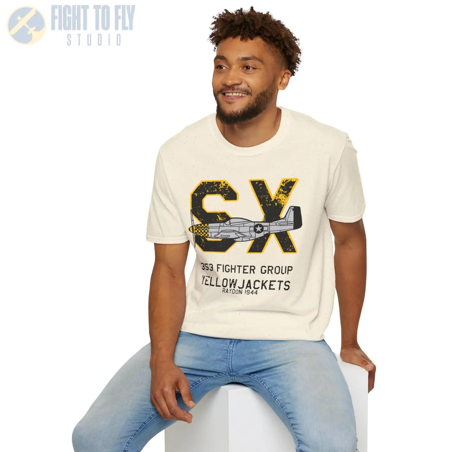 353rd Fighter Group “Yellowjackets” WWII T-Shirt - Pilot gifts - warbird t-shirt