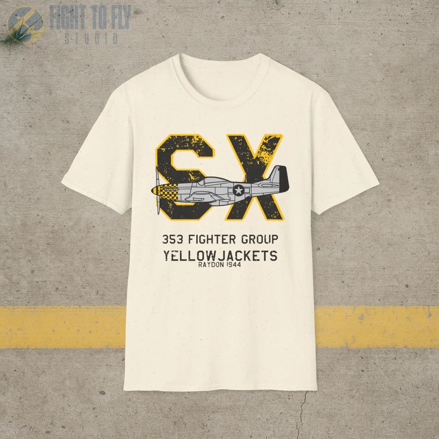 353rd Fighter Group “Yellowjackets” WWII T-Shirt - Pilot gifts - warbird t-shirt