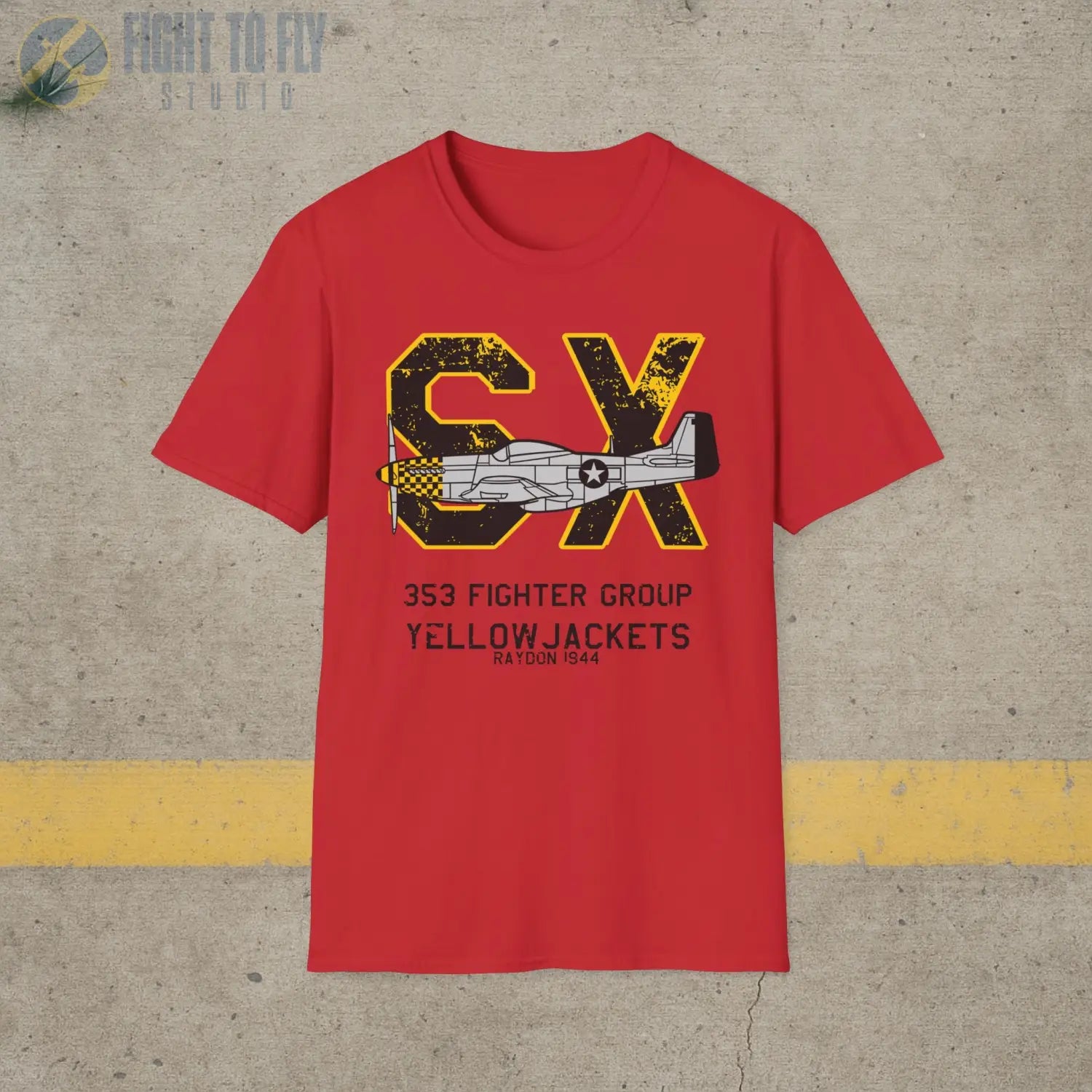 353rd Fighter Group “Yellowjackets” WWII T-Shirt - Pilot gifts - warbird t-shirt