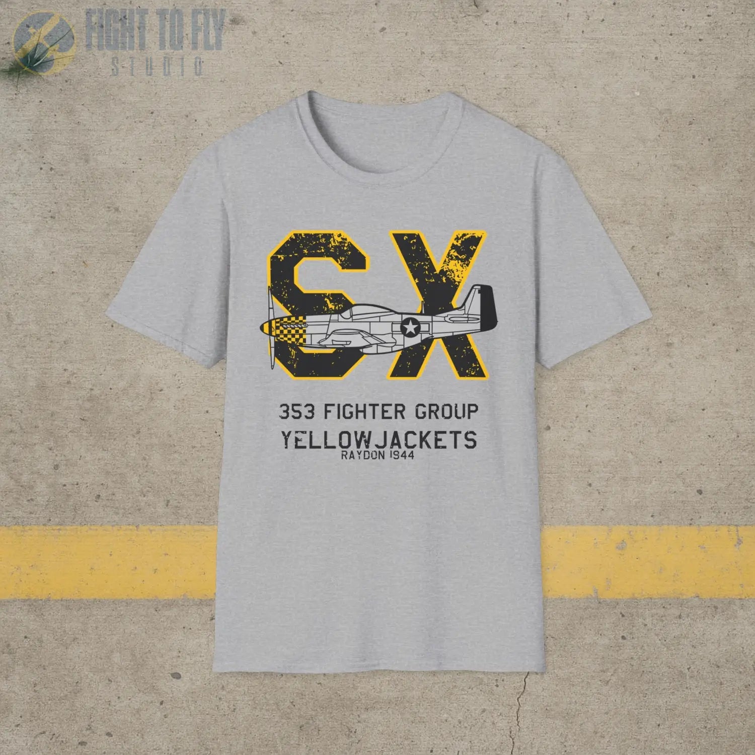 353rd Fighter Group “Yellowjackets” WWII T-Shirt - Pilot gifts - warbird t-shirt