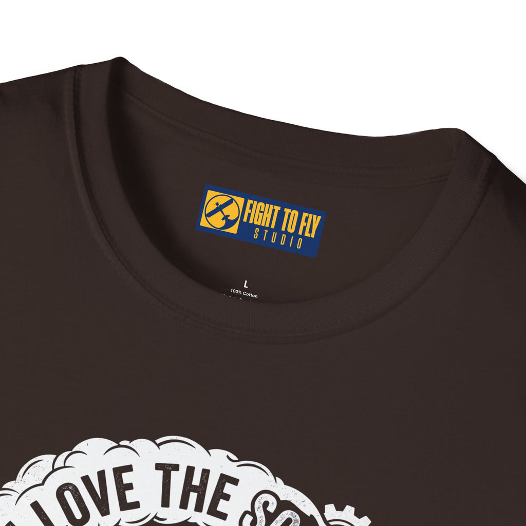 I Love the Sound of Round Engines Retro Aviation Tee
