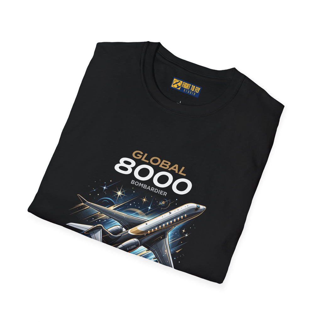 Bombardier Global 8000 Business Jet T-Shirt
