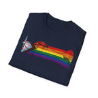 Title Cessna 170 Progress Pride Vintage Airplane Ribbo T-Shirt