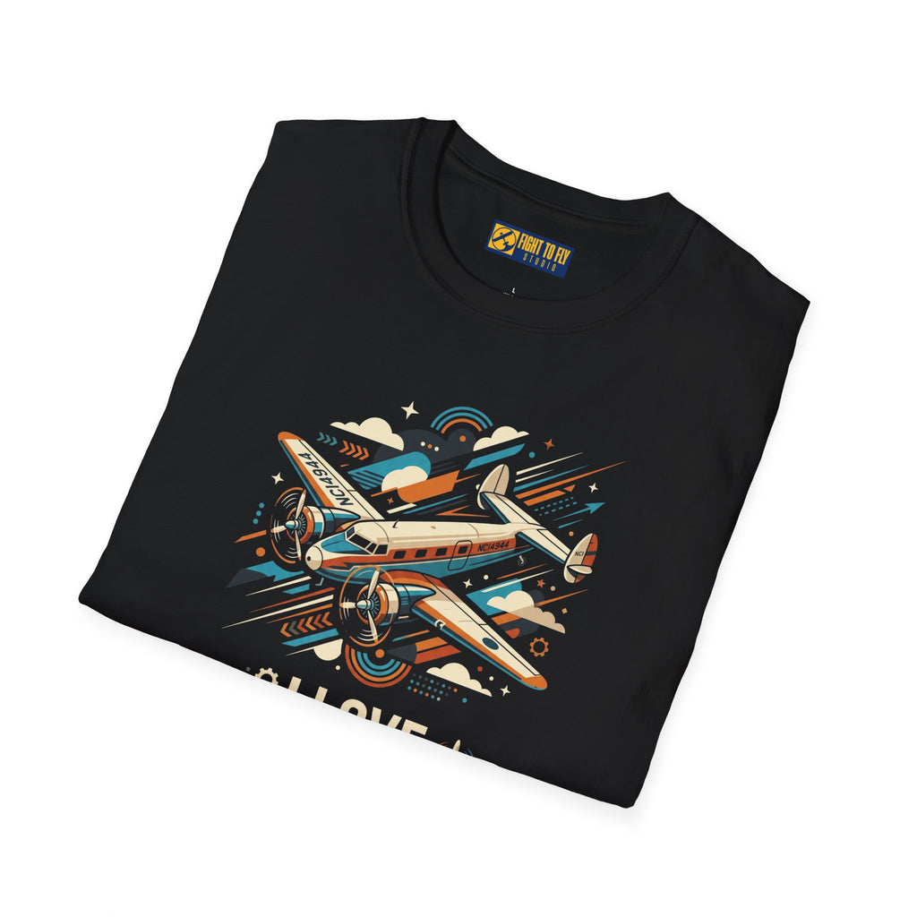 I Love the Sound of Round Engines Lockheed Electra Jr Tee