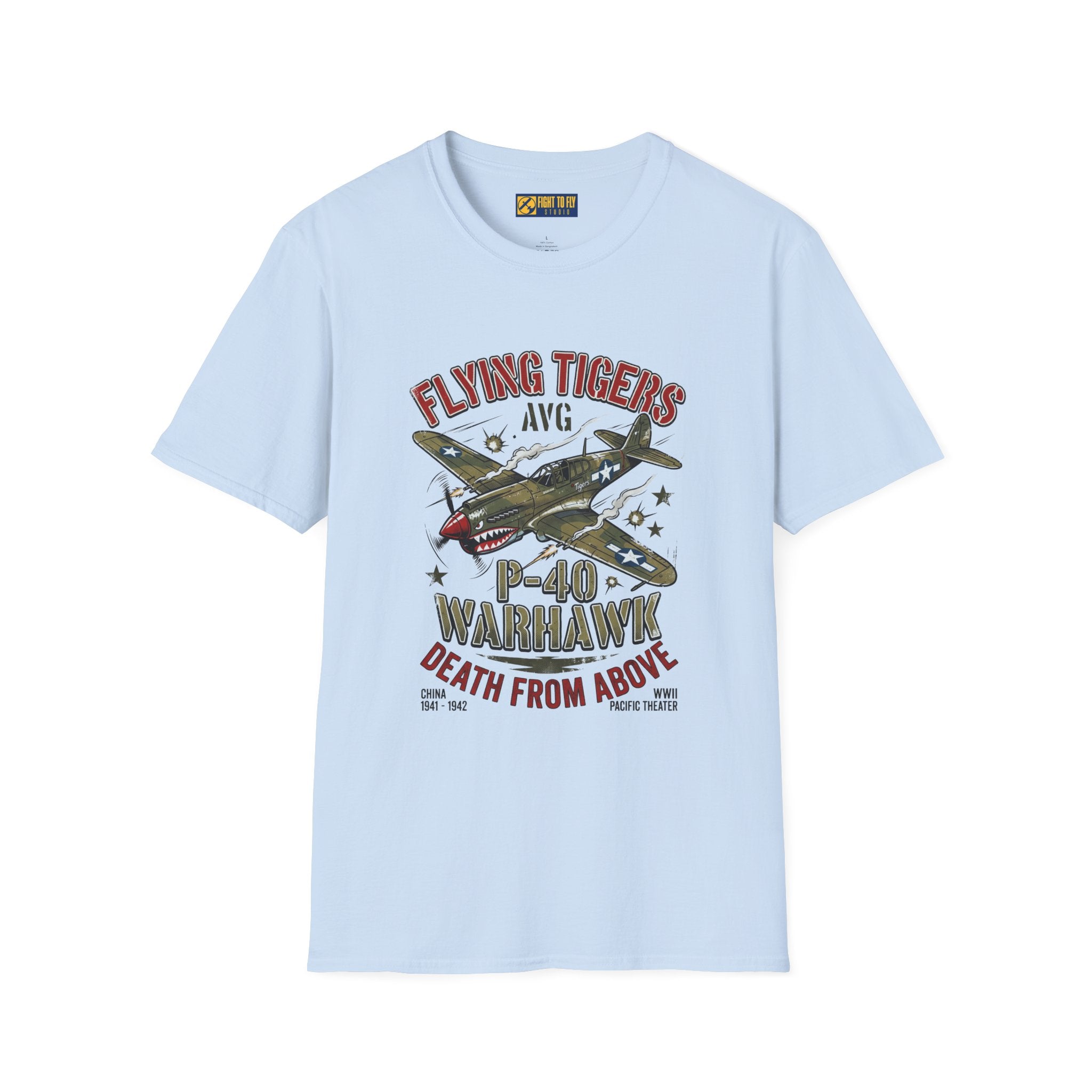 P-40 Warhawk Flying Tigers AVG T-Shirt