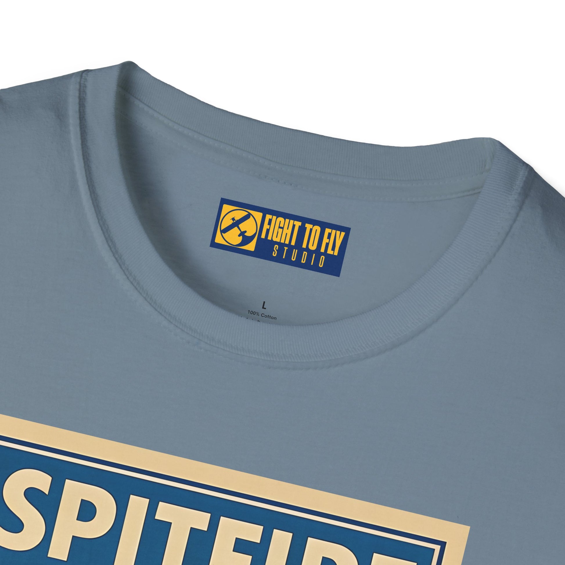 Spitfire Premium T-Shirt – British WWII Fighter Full Graphic Aviation Tee - Pilot gifts - warbird t-shirt