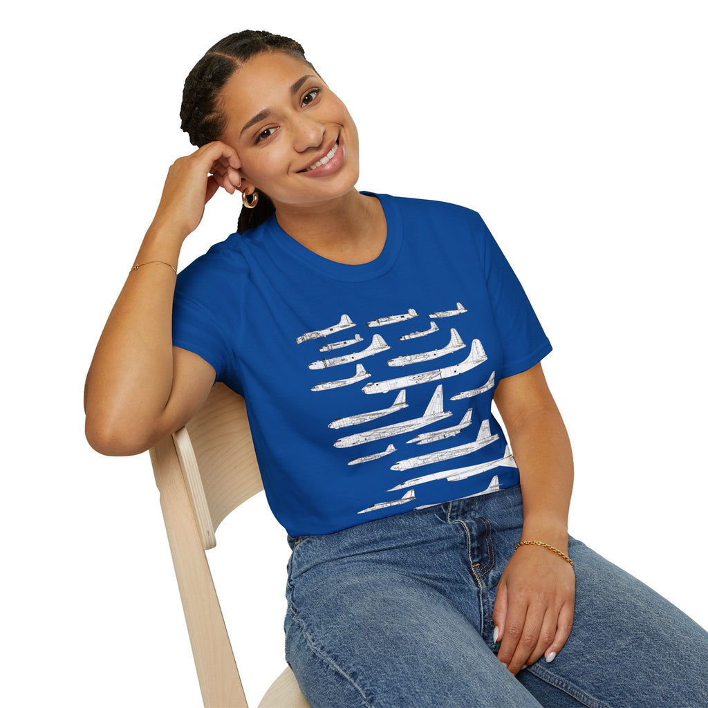 Lineage of USAF Bombers Evolution Tee
