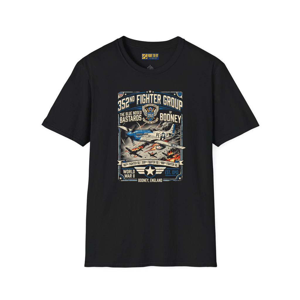 352nd Fighter Group Blue-Nosed Bastards Tee