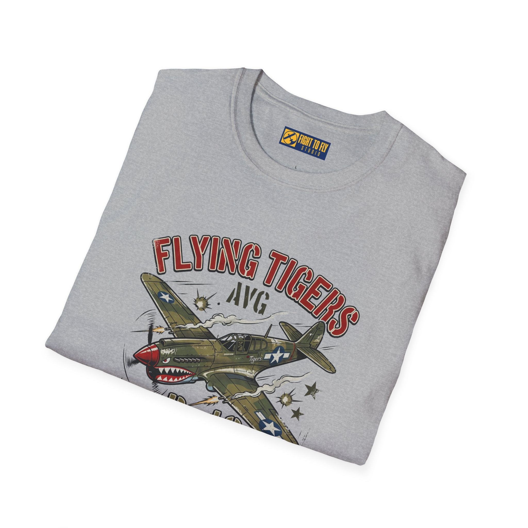P-40 Warhawk Flying Tigers AVG T-Shirt