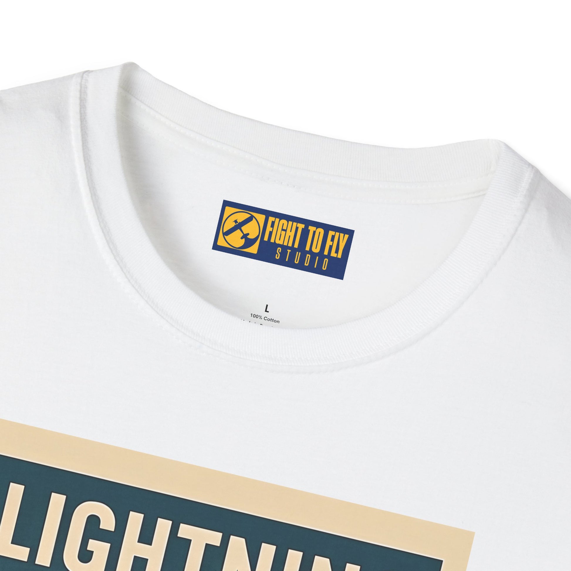 Lightning Premium T-Shirt – Twin-Boom Fighter Full Graphic WWII Aviation Tee - Pilot gifts - warbird t-shirt