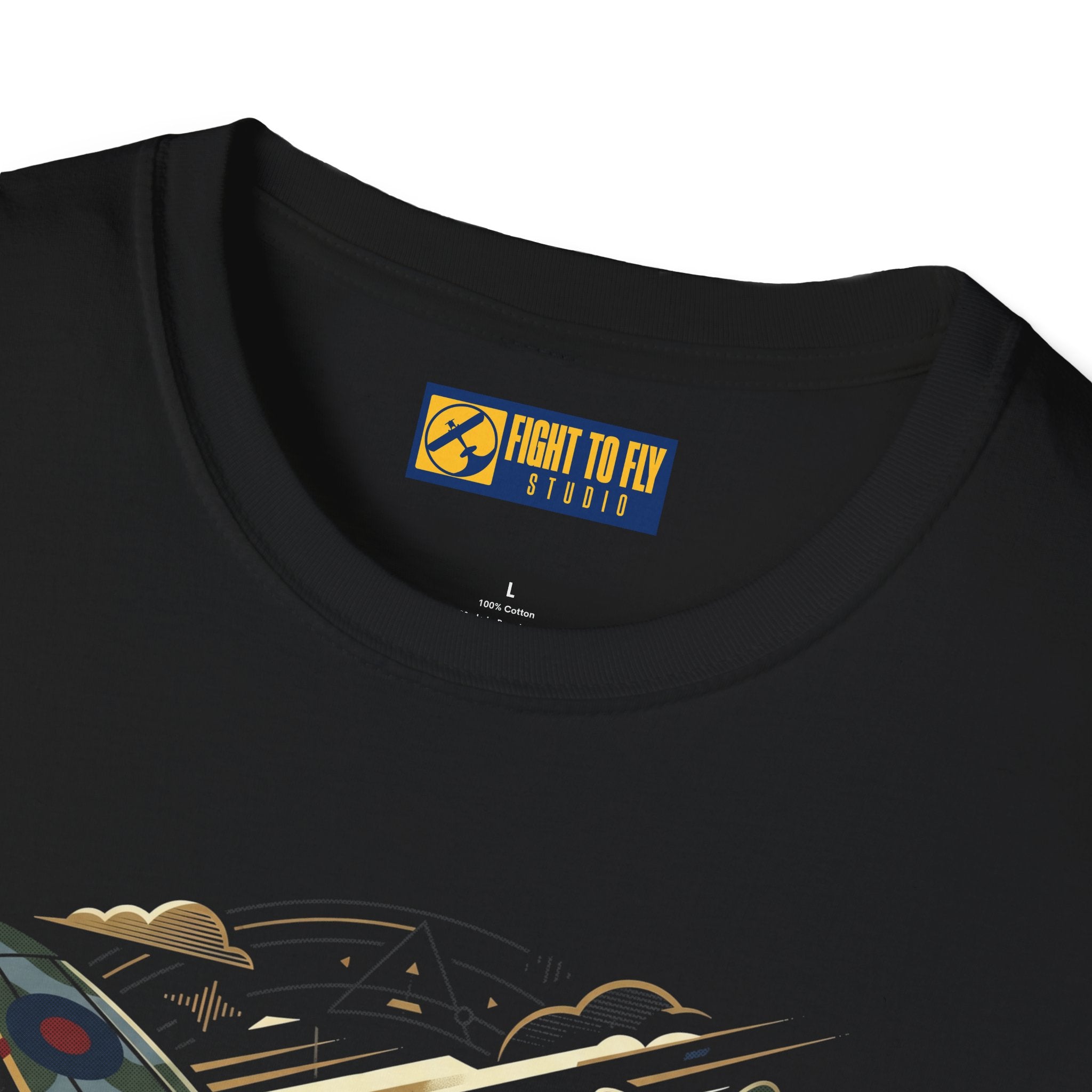 Just Here for the Airplane Noise Spitfire Tee