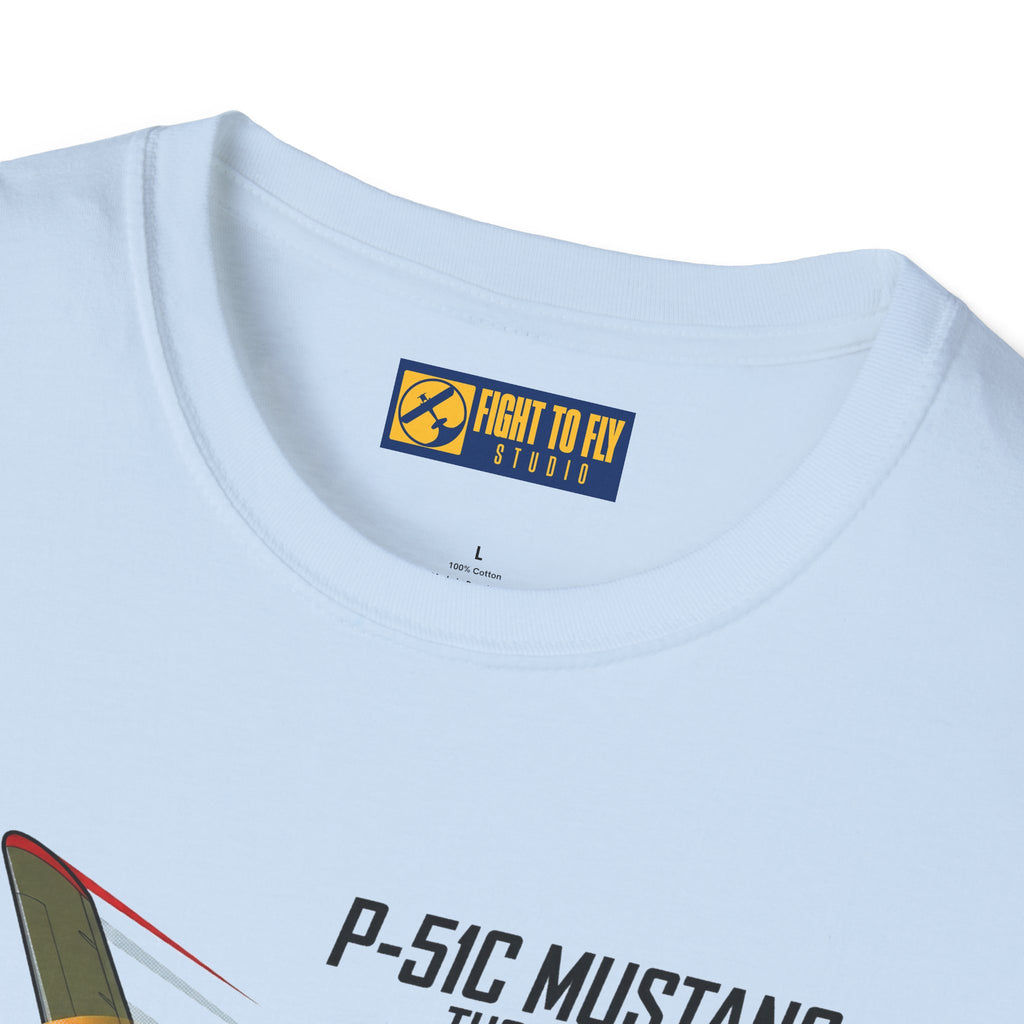P-51C Mustang Tuskegee Airmen T-Shirt
