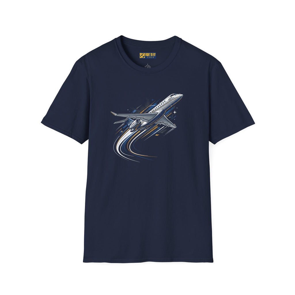 Modern Business Jet Climb T-Shirt