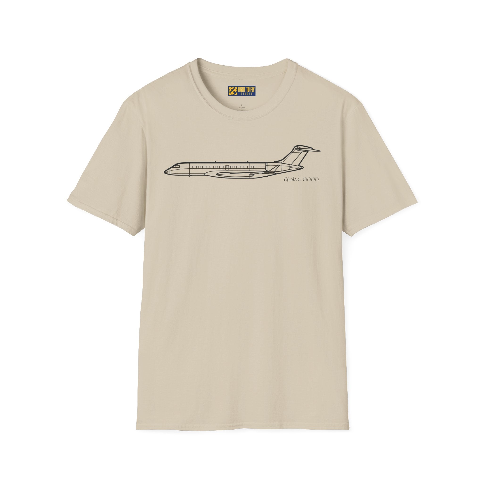 Global 8000 T-Shirt – Global 8000 Flagship Business Jet Aviation Tee