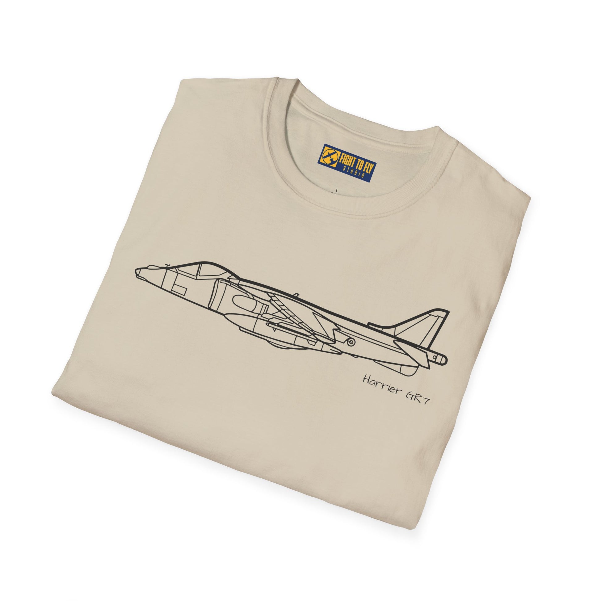 Harrier GR7 T-Shirt – Harrier GR7 V/STOL Ground Attack Jet Aviation Tee