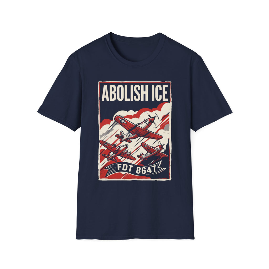 Abolish ICE WWII Warbirds Red Skies T-Shirt