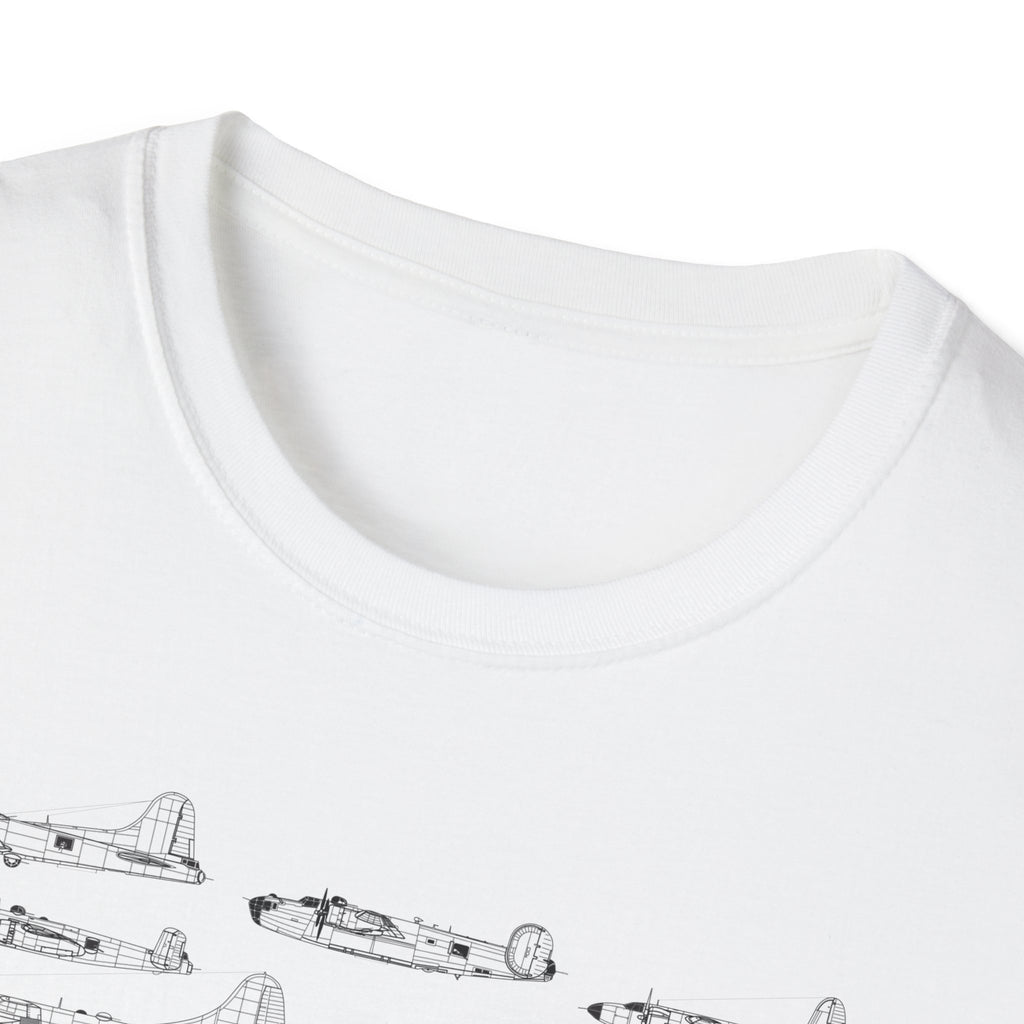 Lineage of USAF Bombers Evolution Tee