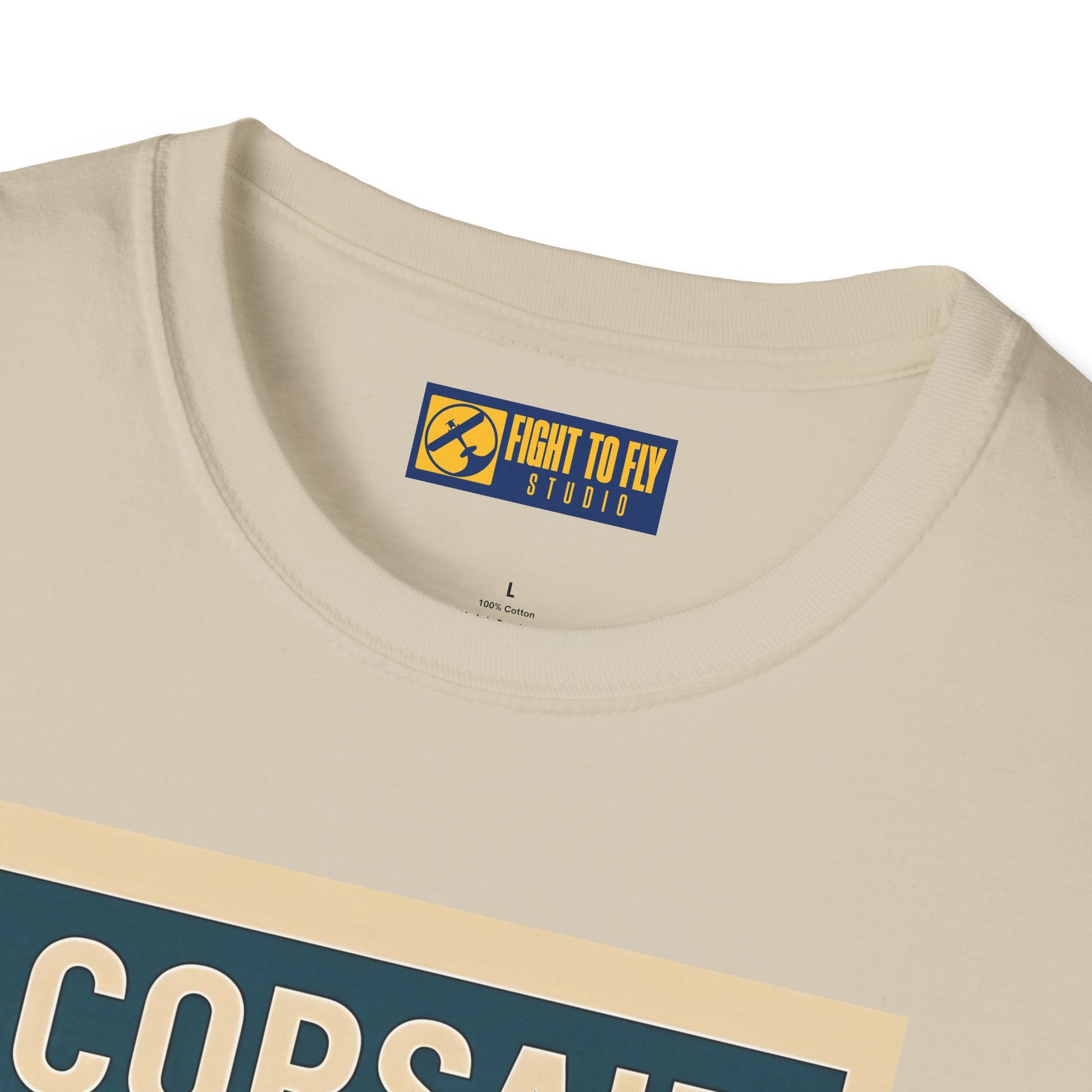 F4U Corsair Premium T-Shirt – Bent-Wing Fighter Full Graphic WWII Aviation Tee - Pilot gifts - warbird t-shirt