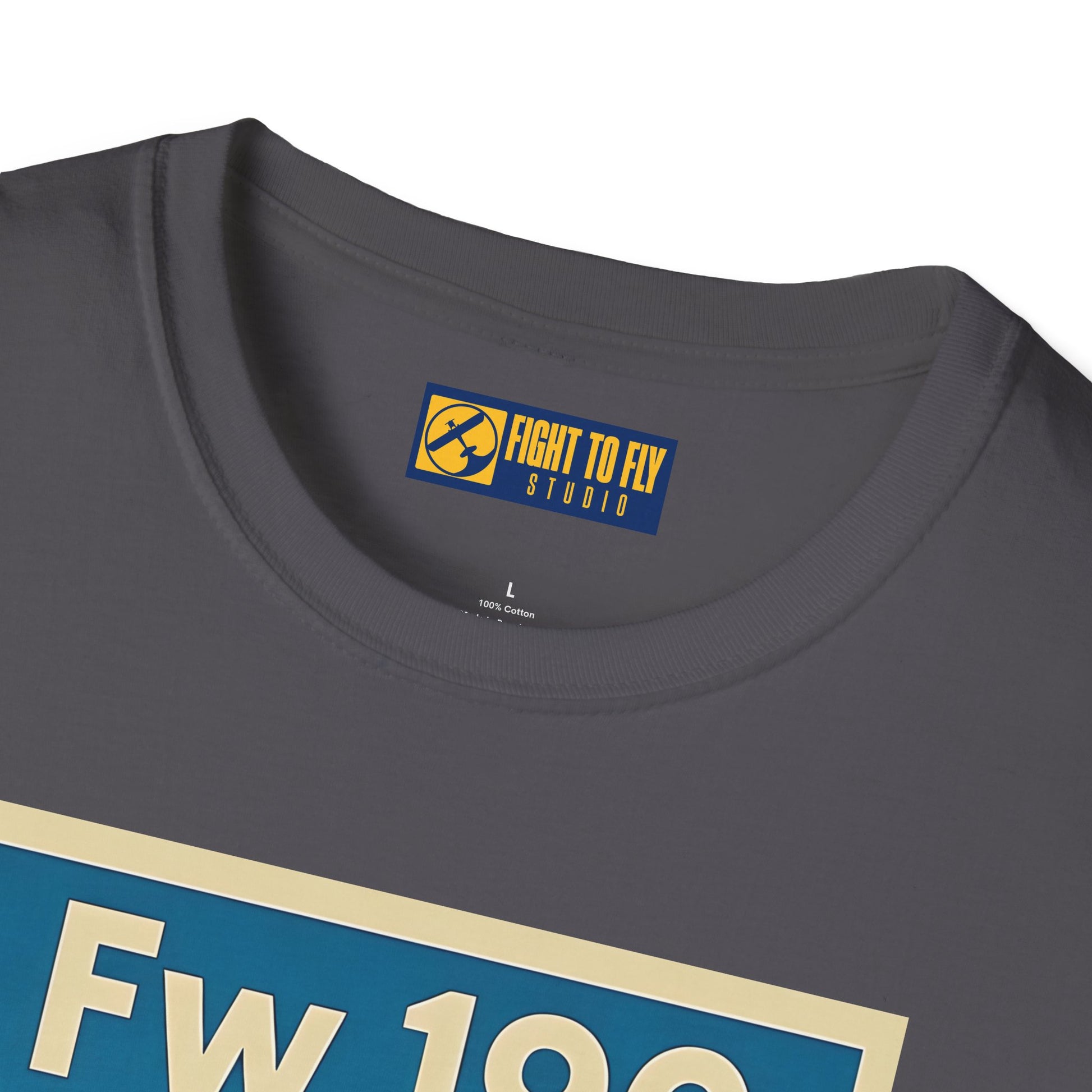 Fw 190 Premium T-Shirt – Focke-Wulf Fighter Full Graphic WWII Aviation Tee - Pilot gifts - warbird t-shirt