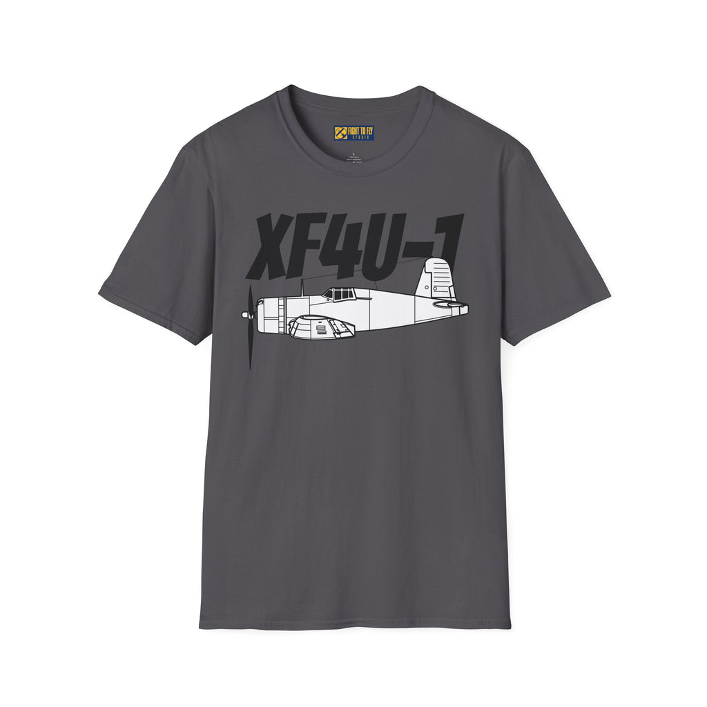 XF4U-1 T-Shirt – Prototype WWII Fighter Aircraft Tee - Pilot gifts - warbird t-shirt