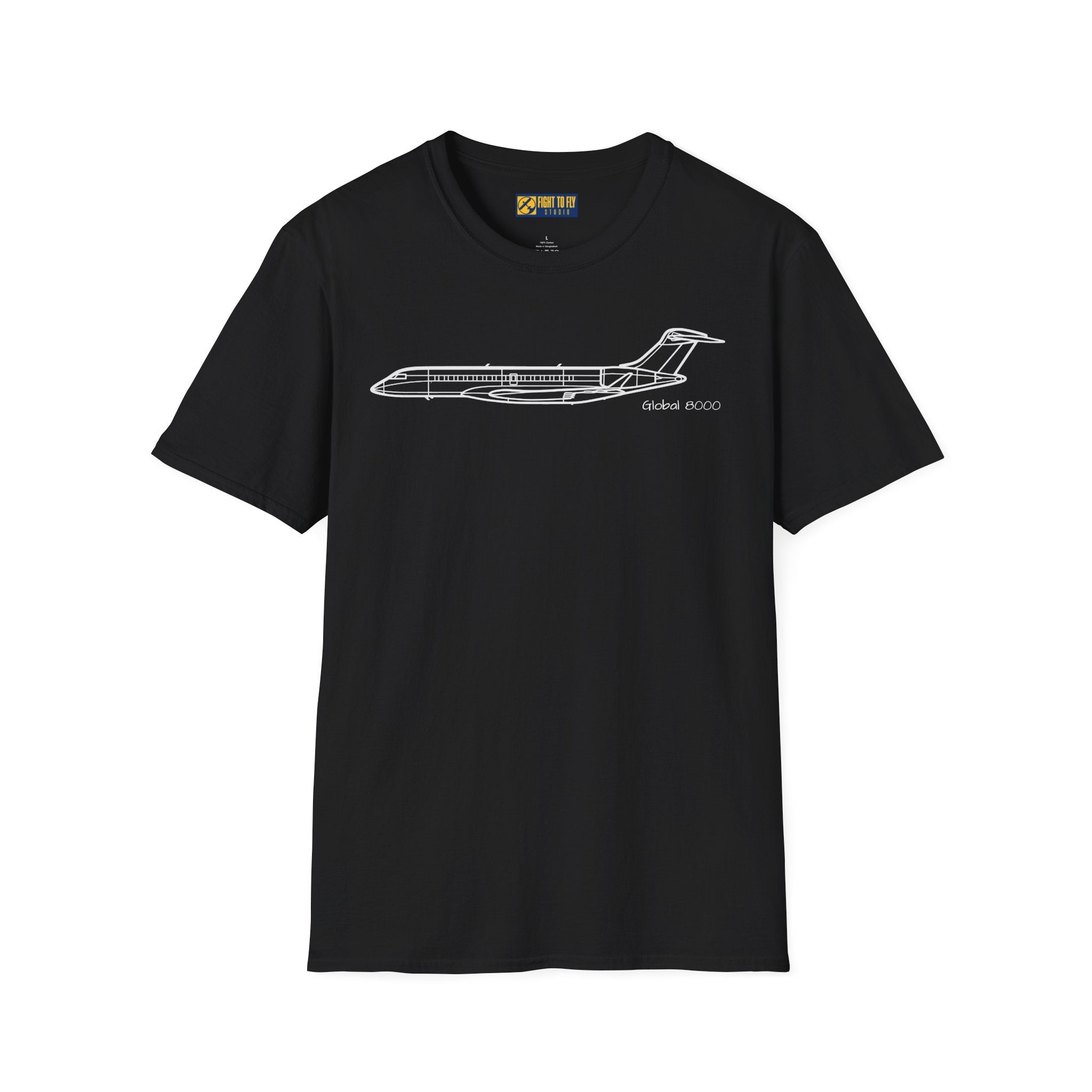Global 8000 T-Shirt – Global 8000 Flagship Business Jet Aviation Tee