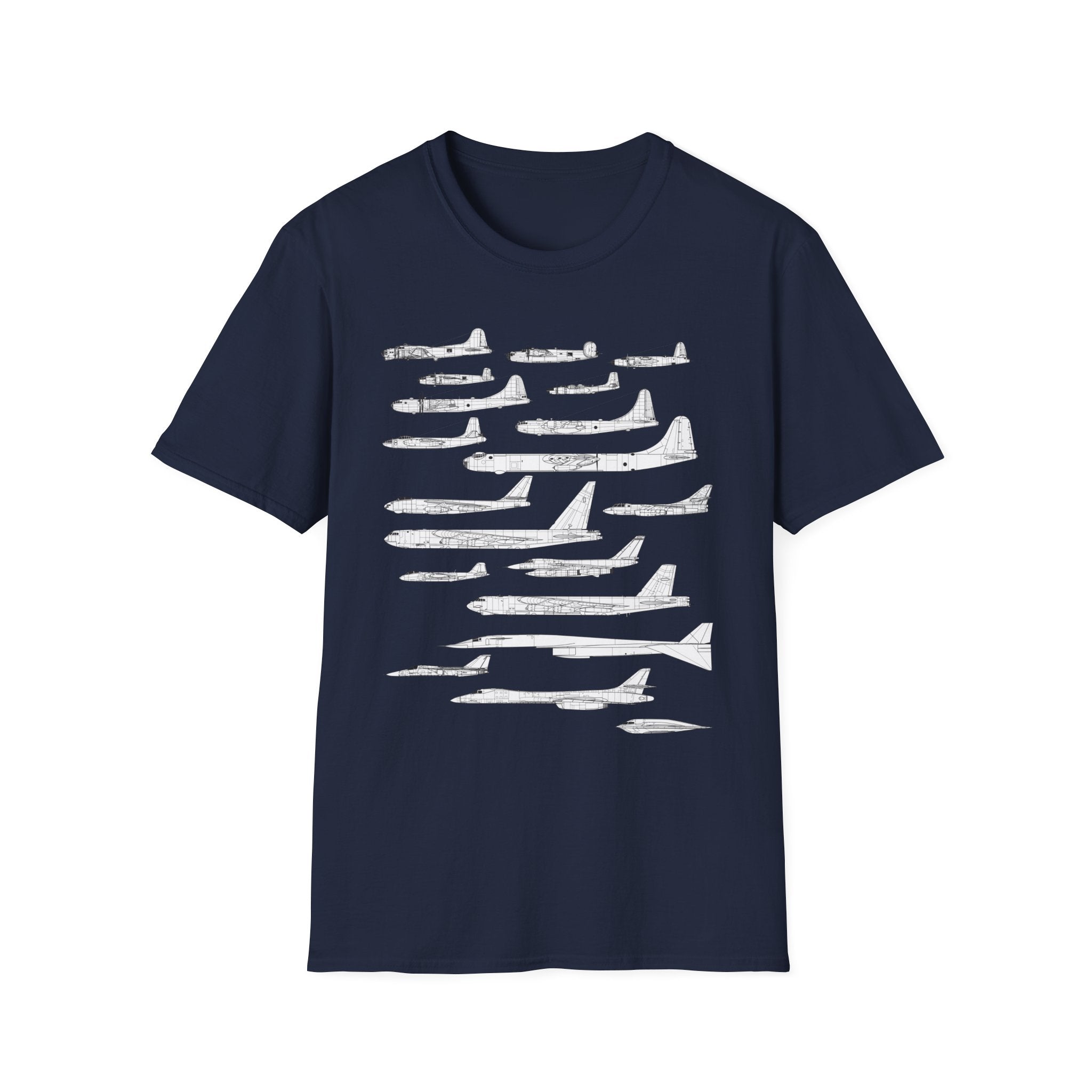 Lineage of USAF Bombers Evolution Tee