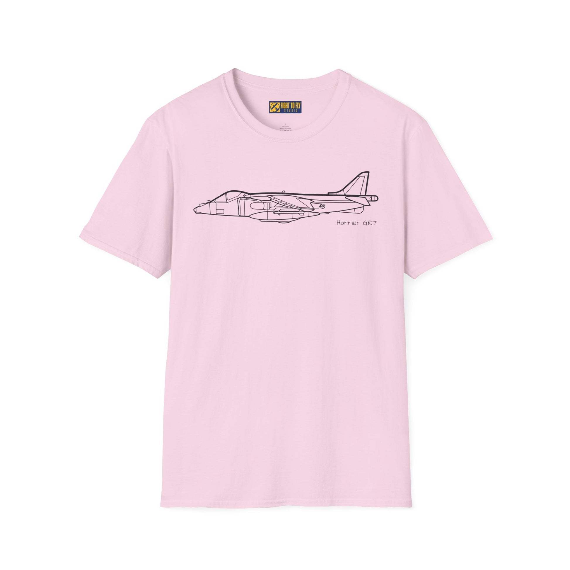 Harrier GR7 T-Shirt – Harrier GR7 V/STOL Ground Attack Jet Aviation Tee