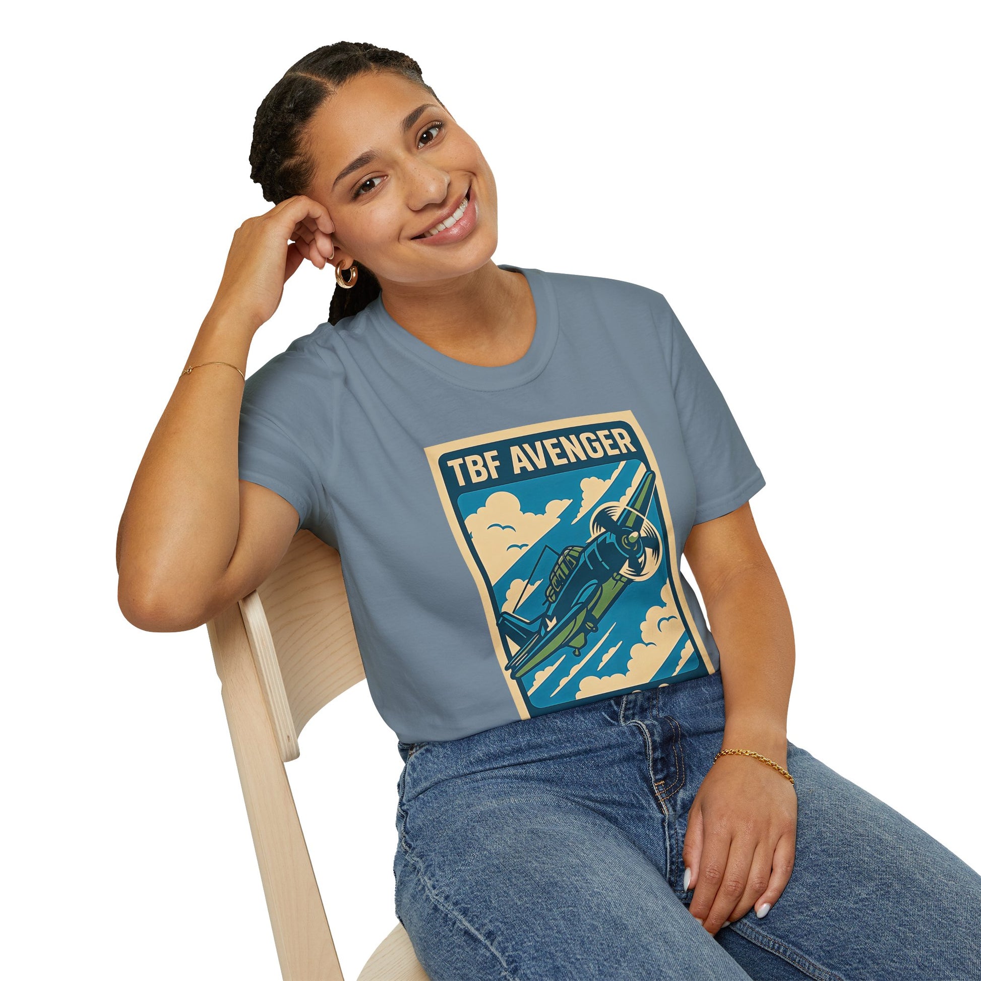 Avenger Premium T-Shirt – WWII Torpedo Bomber Full Graphic Aviation Tee - Pilot gifts - warbird t-shirt