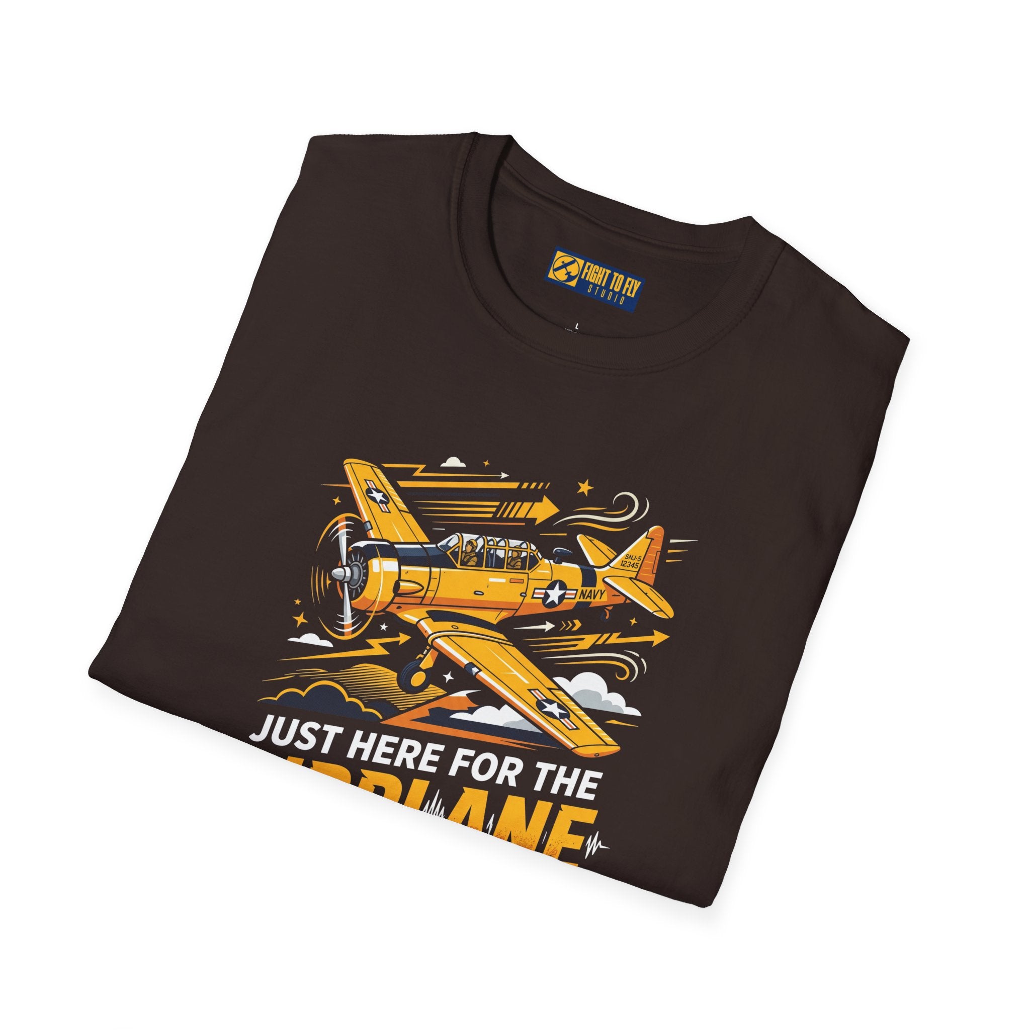 Just Here for the Airplane Noise T-6 Texan Tee