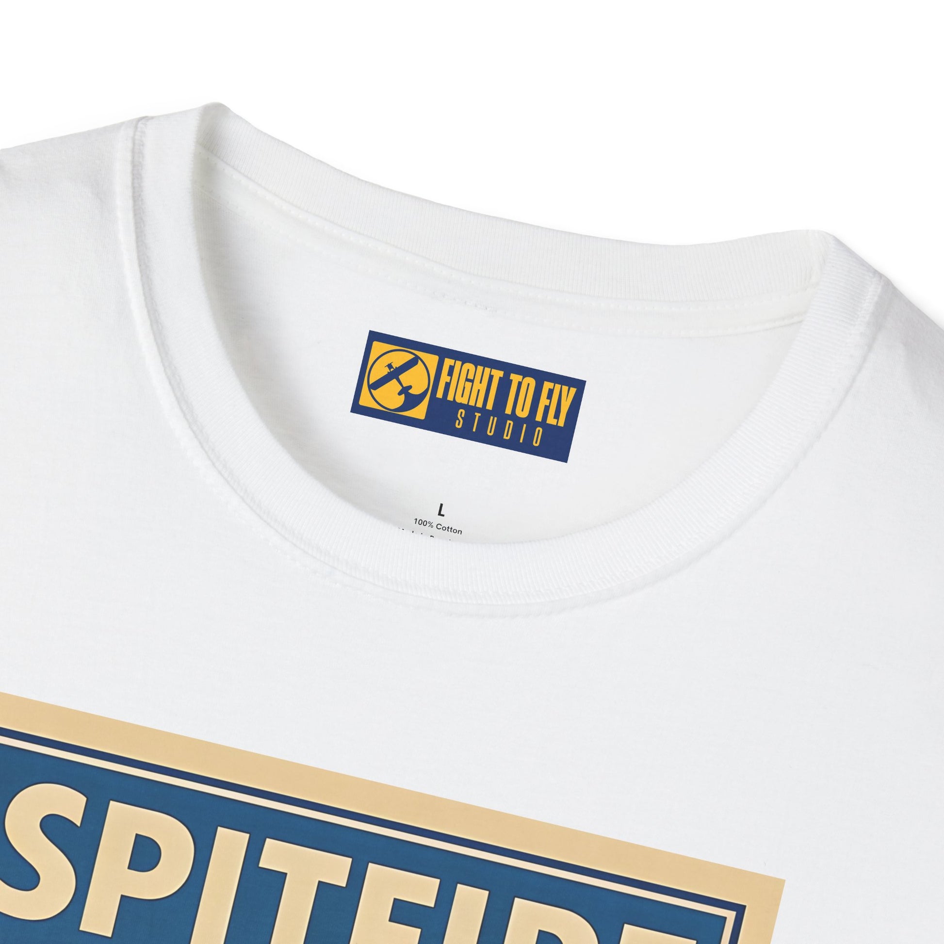 Spitfire Premium T-Shirt – British WWII Fighter Full Graphic Aviation Tee - Pilot gifts - warbird t-shirt