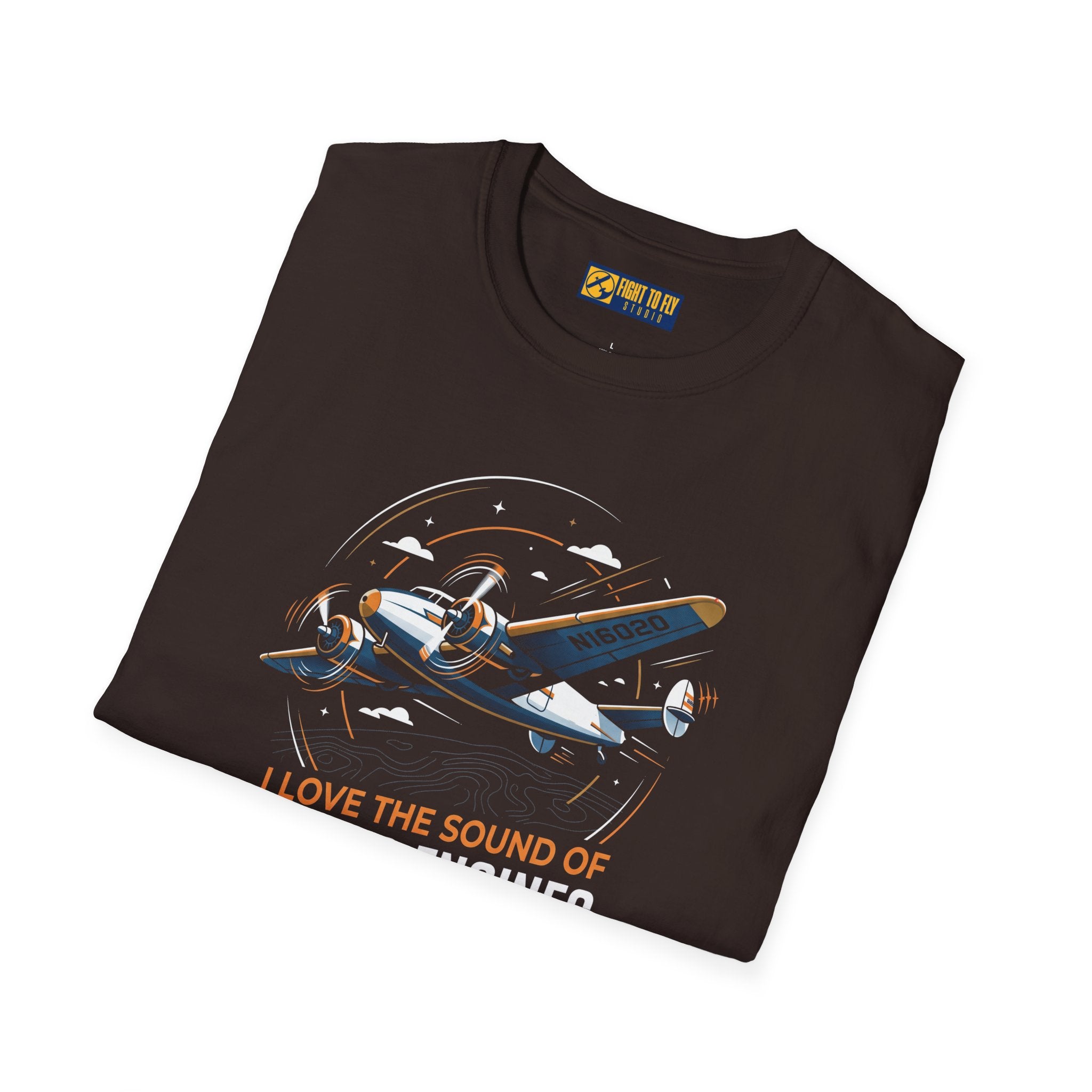 I Love the Sound of Round Engines Twin Engine Tee