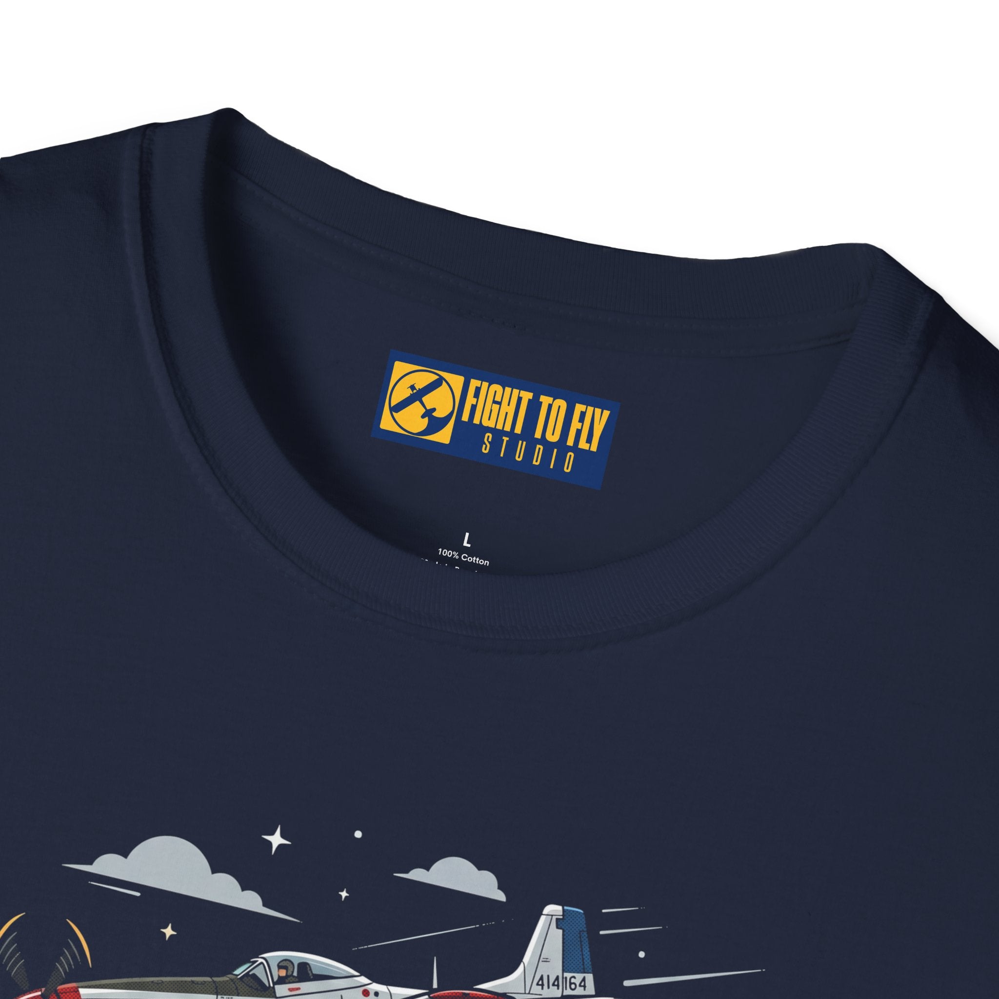 Just Here for the Airplane Noise Mustang Tee