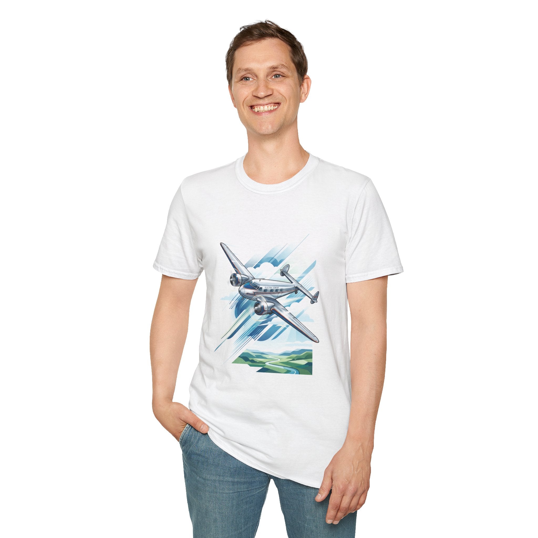 Lockheed Electra Jr Vintage Aircraft T-Shirt