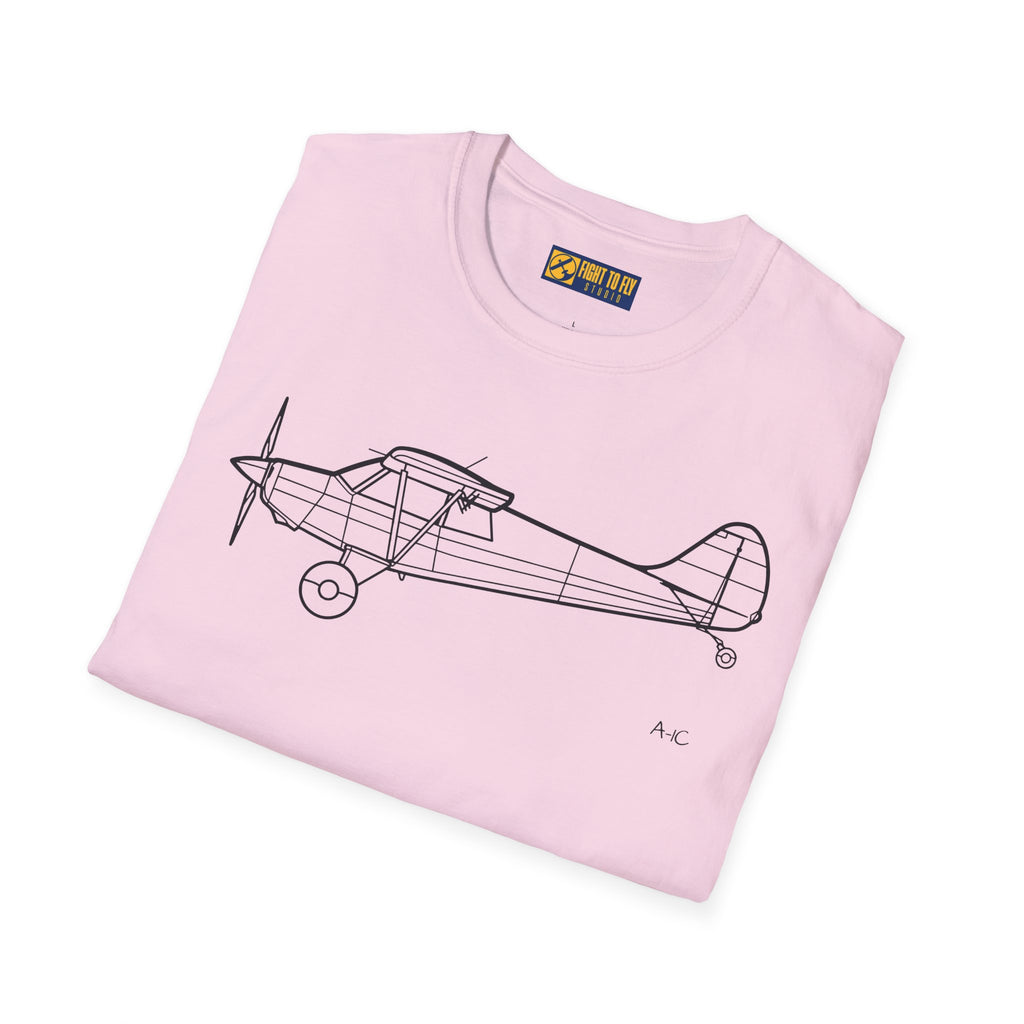 Husky A-1C T-Shirt – A-1C Taildragger STOL Aircraft Aviation Tee